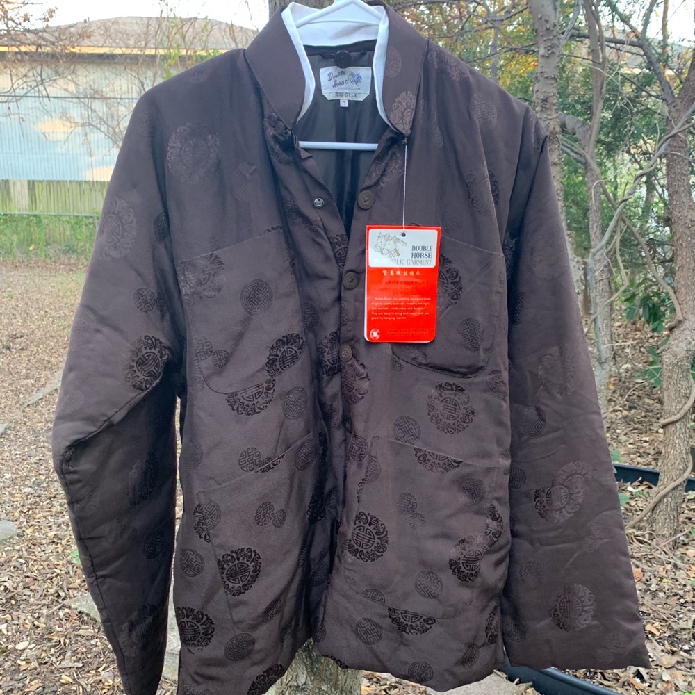 100% silk jacket 🐎